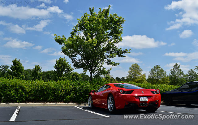 Ferrari 458 Italia spotted in Charlotte, North Carolina