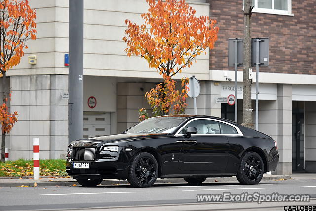 Rolls-Royce Wraith spotted in Warsaw, Poland