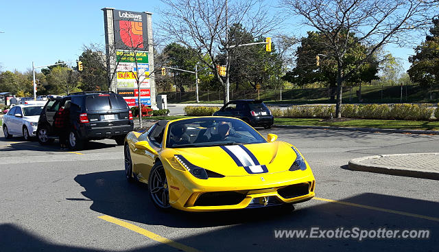 Ferrari 458 Italia spotted in Port Credit, Canada