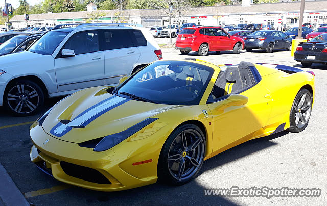 Ferrari 458 Italia spotted in Port Credit, Canada