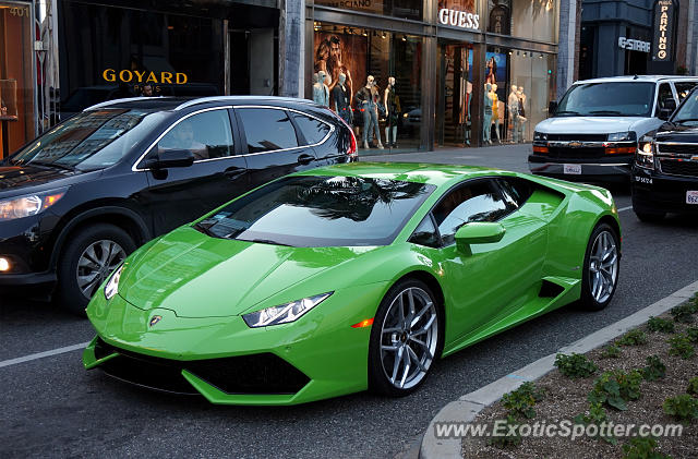 Lamborghini Huracan spotted in Beverly Hills, California