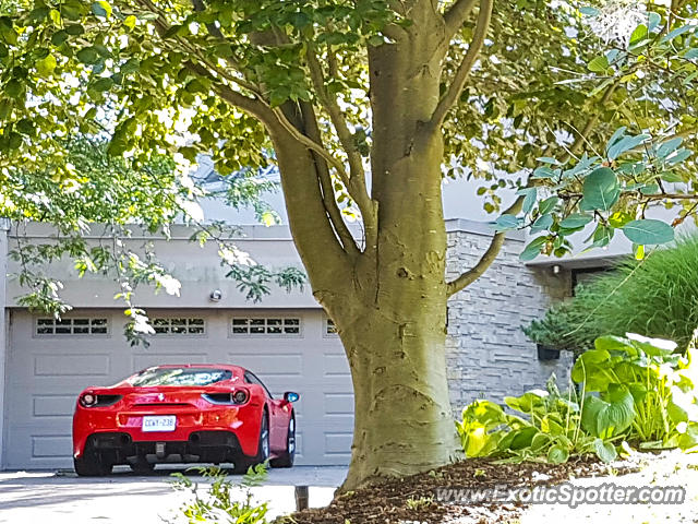 Ferrari 488 GTB spotted in Mississauga, ON, Canada