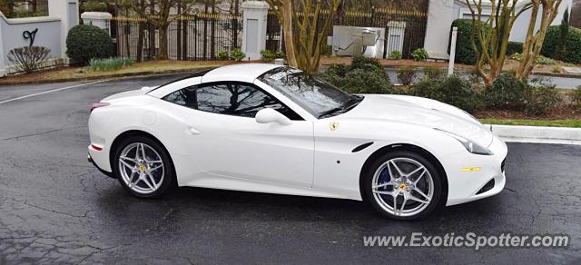 Ferrari California spotted in Westfield, New Jersey