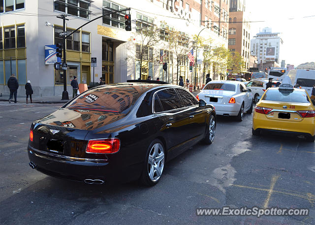 Bentley Flying Spur spotted in Manhattan, New York