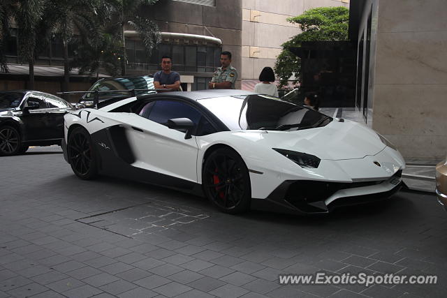 Lamborghini Aventador spotted in Kuala Lumpur, Malaysia