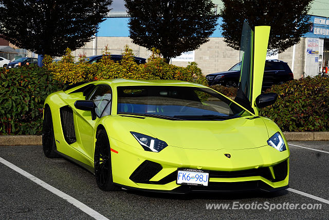 Lamborghini Aventador spotted in Vancouver, Canada