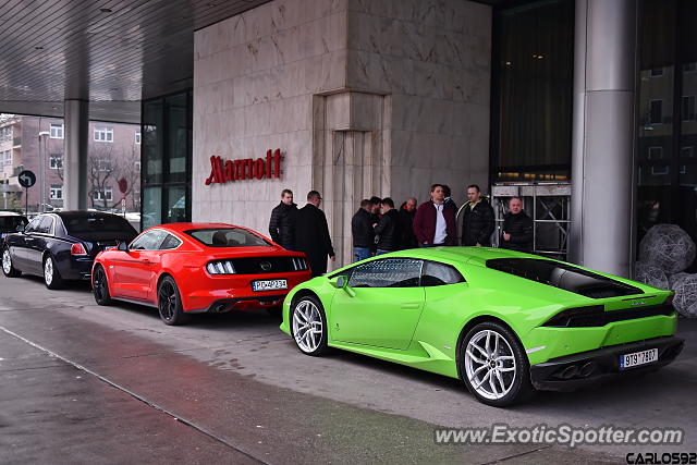 Lamborghini Huracan spotted in Warsaw, Poland