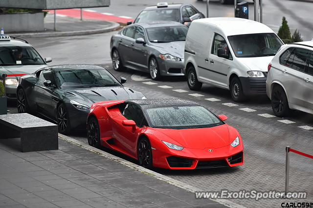 Lamborghini Huracan spotted in Warsaw, Poland