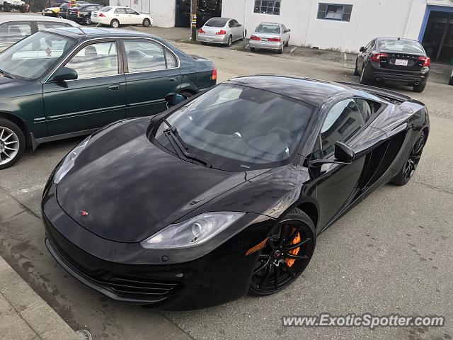 Mclaren MP4-12C spotted in Redwood City, California