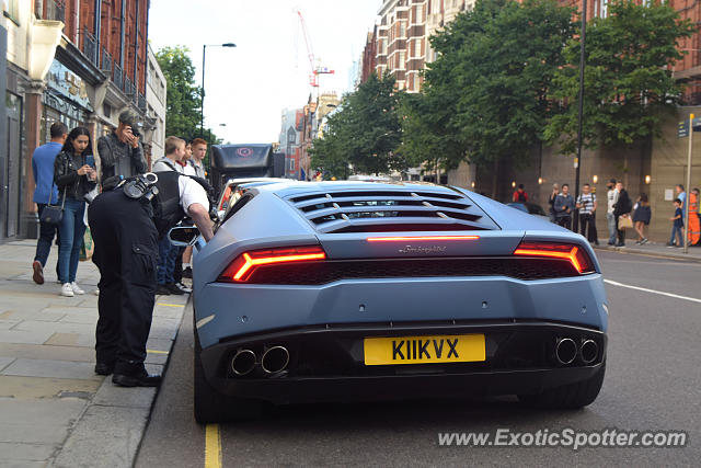 Lamborghini Huracan spotted in London, United Kingdom