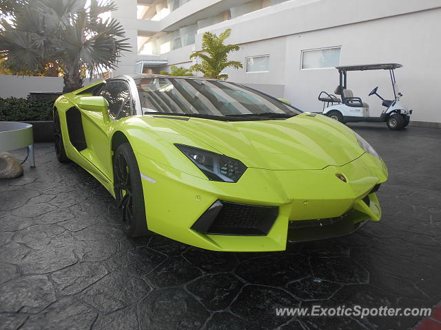 Lamborghini Aventador spotted in Acapulco, Mexico