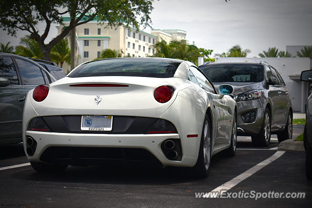 Ferrari California spotted in Fort Lauderdale, Florida