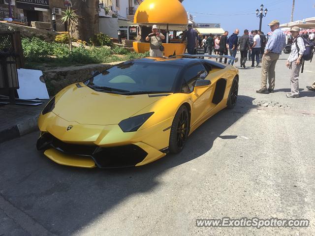 Lamborghini Aventador spotted in Kyrenia, Cyprus