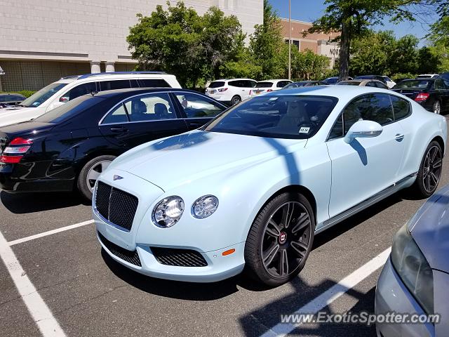 Bentley Continental spotted in Short Hills, New Jersey