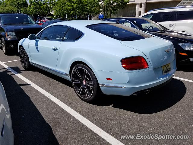 Bentley Continental spotted in Short Hills, New Jersey