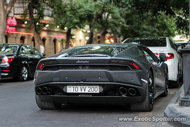 Lamborghini Huracan spotted in Baku, Azerbaijan