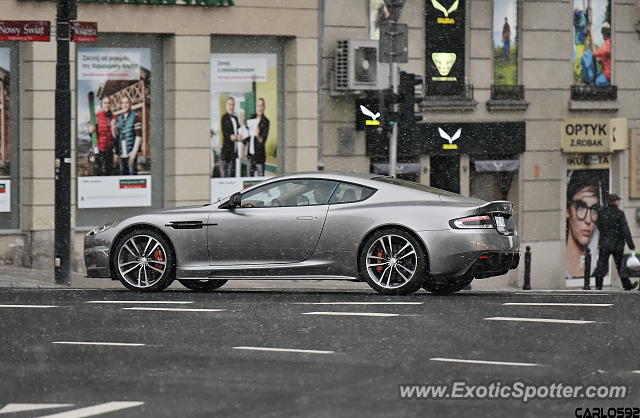 Aston Martin DBS spotted in Warsaw, Poland