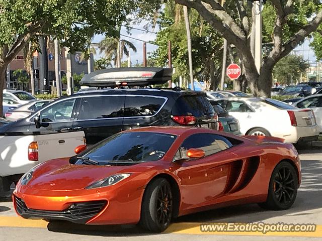 Mclaren MP4-12C spotted in Ft Lauderdale, Florida