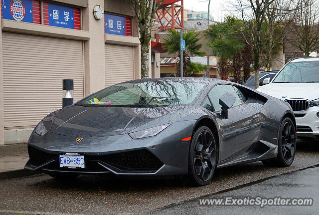 Lamborghini Huracan spotted in Vancouver, Canada