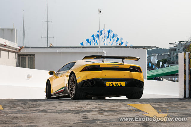 Lamborghini Huracan spotted in Hong Kong, China