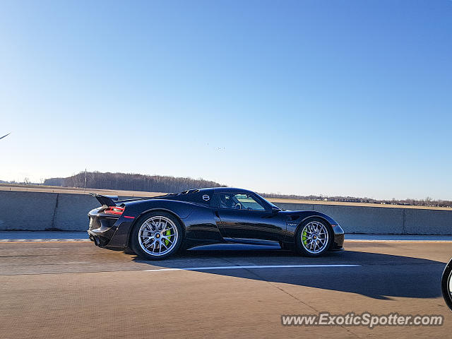 Porsche 918 Spyder spotted in West Lorne, Onta, Canada