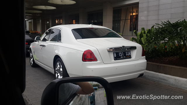 Rolls-Royce Ghost spotted in Jakarta, Indonesia