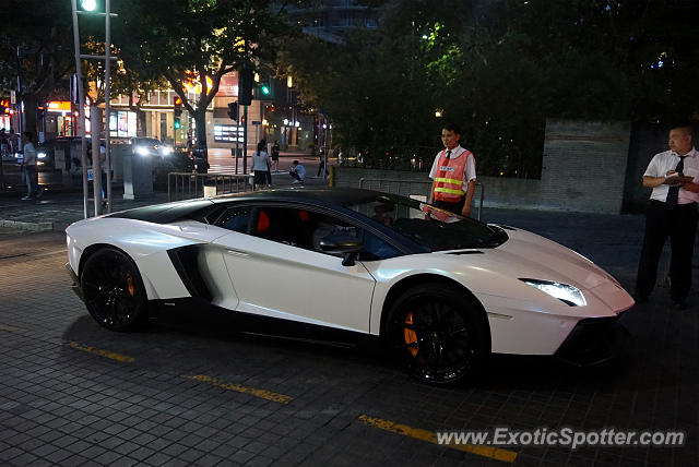 Lamborghini Aventador spotted in Shanghai, China