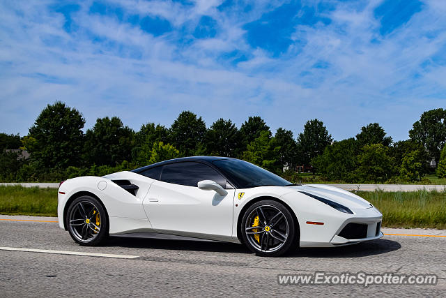 Ferrari 488 GTB spotted in Overland Park, Kansas