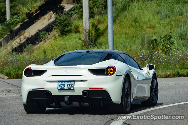 Ferrari 488 GTB spotted in Overland Park, Kansas