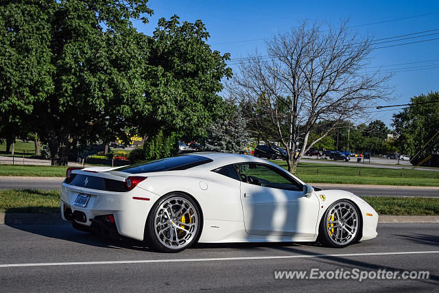 Ferrari 458 Italia spotted in Overland Park, United States