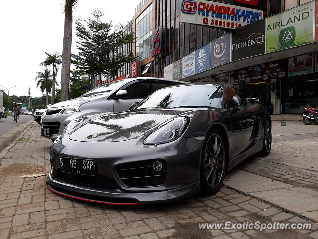 Porsche Cayman GT4 spotted in Jakarta, Indonesia