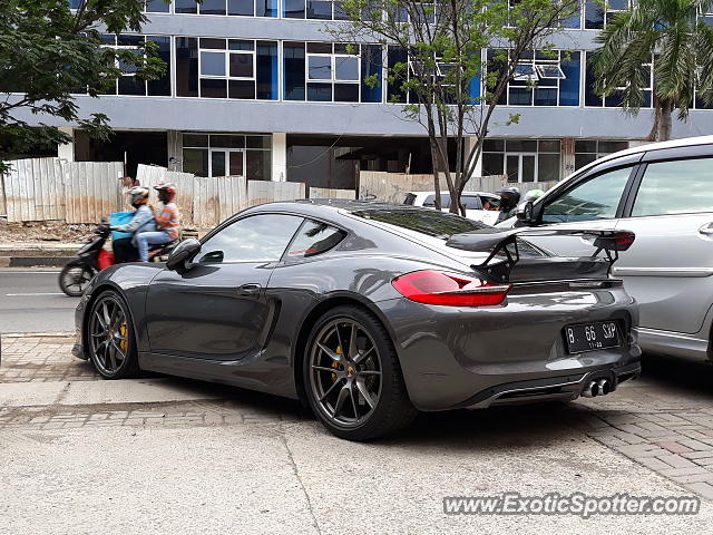 Porsche Cayman GT4 spotted in Jakarta, Indonesia