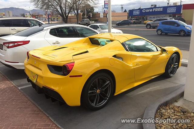 Ferrari 488 GTB spotted in Albuquerque, New Mexico