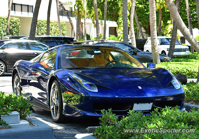 Ferrari 458 Italia spotted in Bal Harbour, Florida