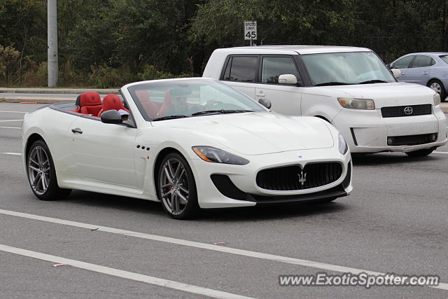 Maserati GranCabrio spotted in Riverview, Florida