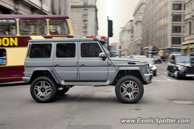 Mercedes 4x4 Squared spotted in London, United Kingdom