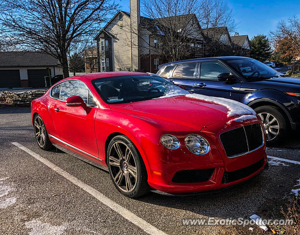 Bentley Continental spotted in Bloomington, Indiana