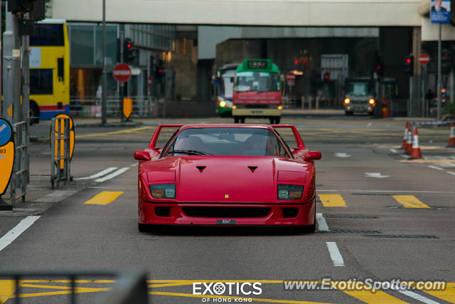 Ferrari F40 spotted in Hong Kong, China