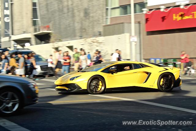 Lamborghini Aventador spotted in Los Angeles, California