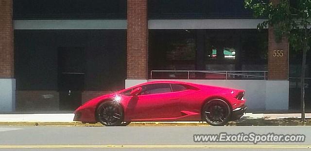 Lamborghini Huracan spotted in Menlo Park, California