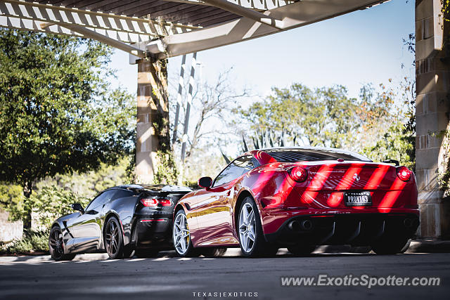 Ferrari California spotted in San Antonio, Texas