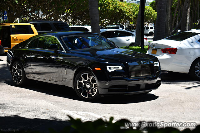 Rolls-Royce Wraith spotted in Bal Harbour, Florida