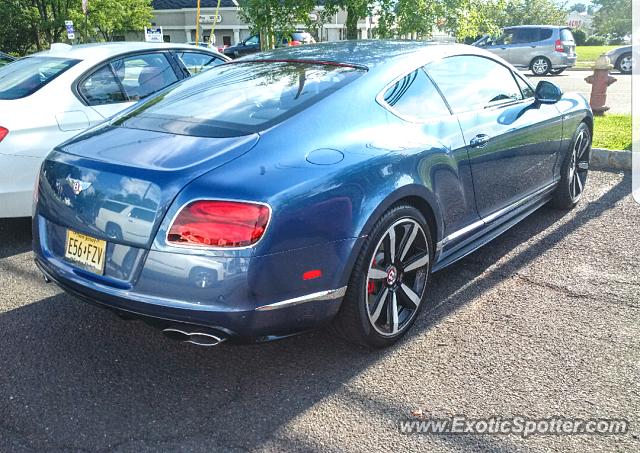 Bentley Continental spotted in Warren, New Jersey