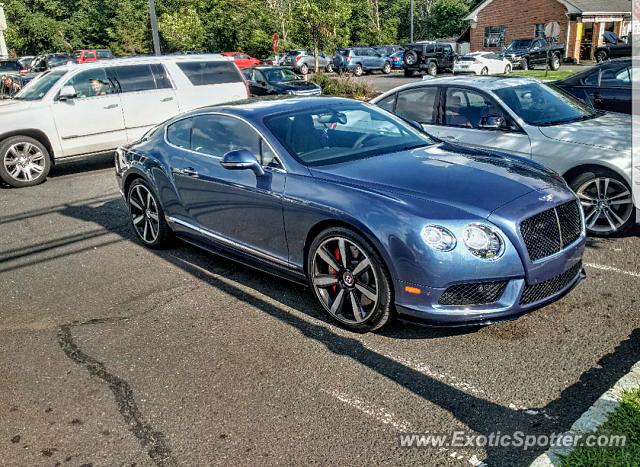 Bentley Continental spotted in Warren, New Jersey