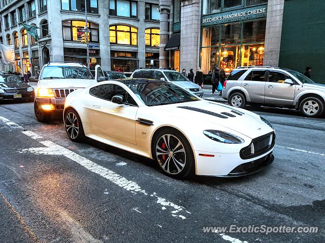 Aston Martin Vantage spotted in Manhattan, New York