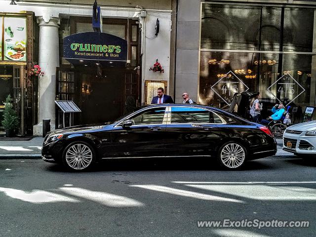 Mercedes Maybach spotted in Manhattan, New York