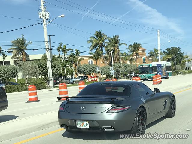 Mercedes SLS AMG spotted in Boca Raton, Florida