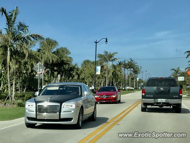 Rolls-Royce Ghost spotted in Delray Beach, Florida