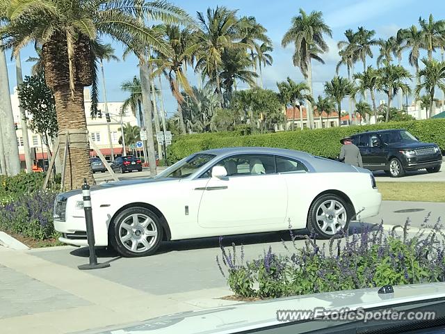 Rolls-Royce Wraith spotted in Palm Beach, Florida