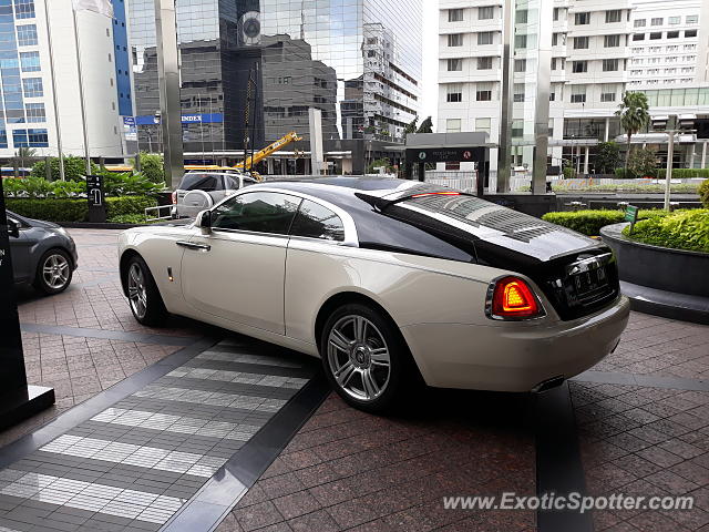 Rolls-Royce Wraith spotted in Jakarta, Indonesia